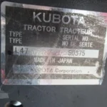 2016 Kubota L47 Loader Backhoe
