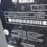 2017 Bobcat E35 Mini Excavator