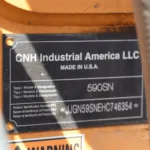 2017 CASE 590SN 4x4 Backhoe Loader