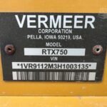 2017 Vermeer RTX750 Ride-On Trencher