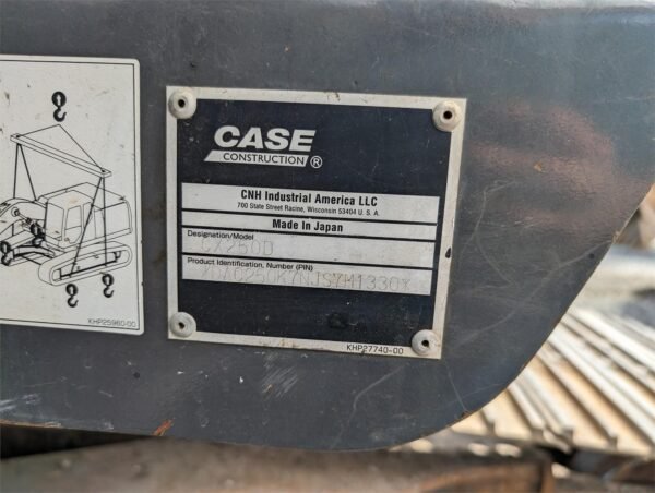 2018 Case CX250D Track Excavator
