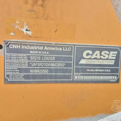 2018 CASE SR210 Wheel Skid Steer Loader