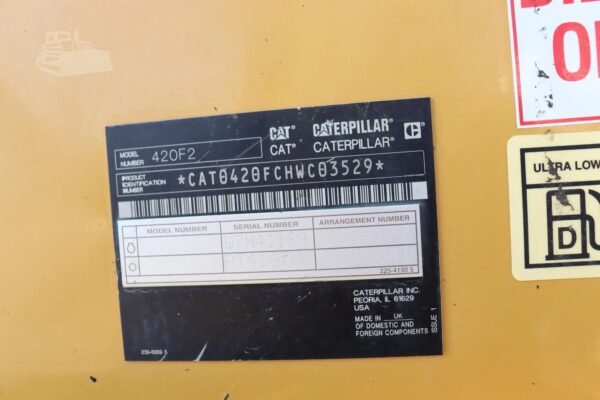 2018 Caterpillar 420F2 4WD Backhoe Loader