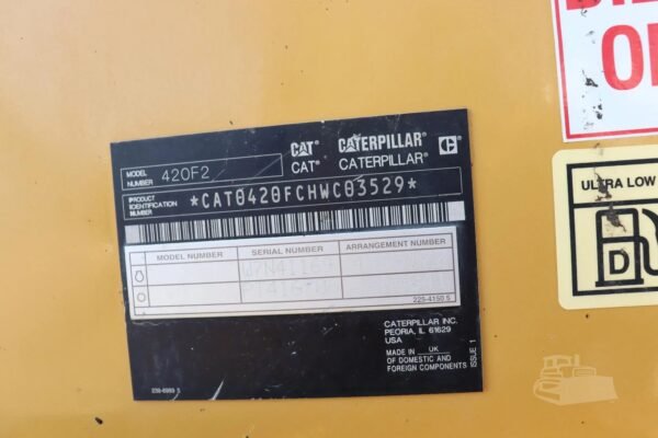 2018 Caterpillar 420F2 4WD Backhoe Loader