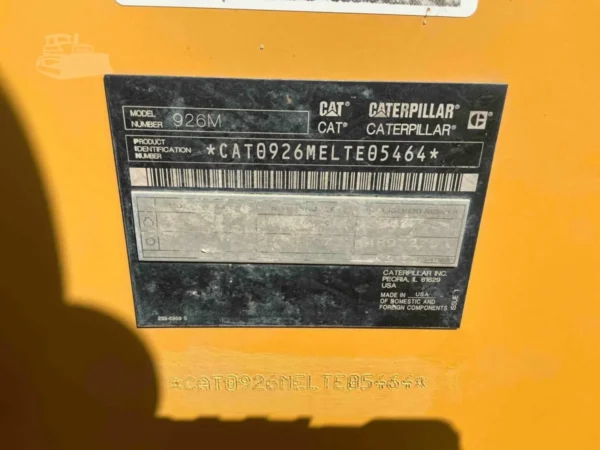 2018 Caterpillar 926M Wheel Loader