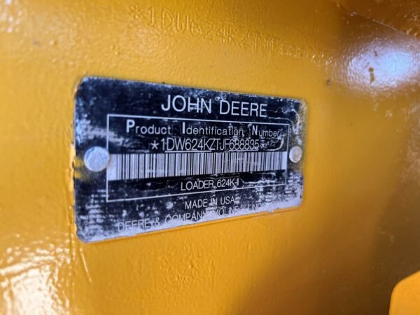 2018 John Deere 624K II Wheel Loader