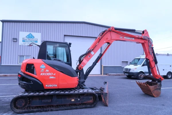 2018 Kubota KX080-4S Midi Excavator