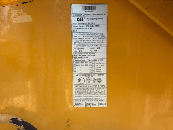 2019 Caterpillar 420F2 IT 4x4 Backhoe Loader