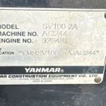 2019 Yanmar SV100-2A Midi Excavator