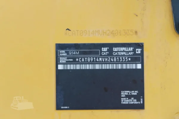 2020 Caterpillar 914M Wheel Loader