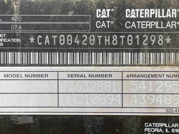 2021 Caterpillar 420 4WD Backhoe Loader