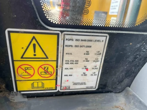2021 Caterpillar 420 4WD Backhoe Loader