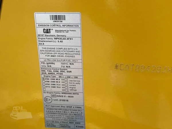 2021 Caterpillar 420 4WD Backhoe Loader