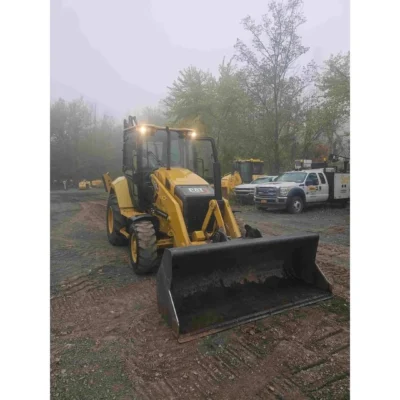 2021 Caterpillar 420 XE 4WD Loader Backhoe