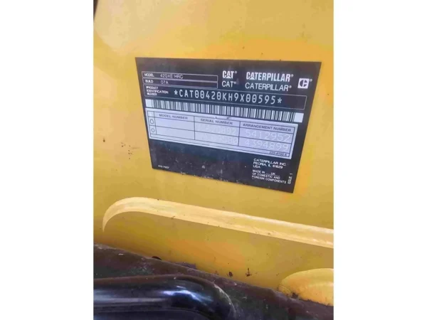 2021 Caterpillar 420 XE 4WD Loader Backhoe