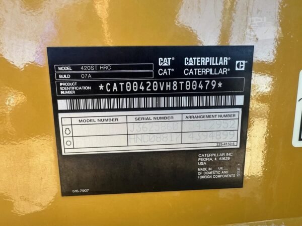 2021 Caterpillar 420ST HRC Backhoe Loader