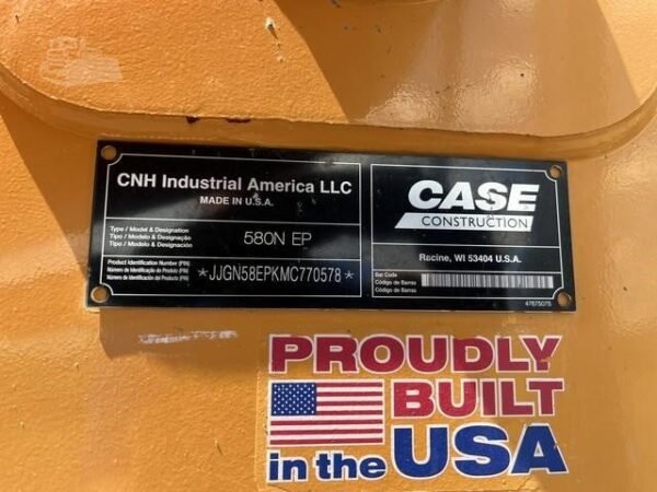 2022 CASE 580N EP Backhoe Loader