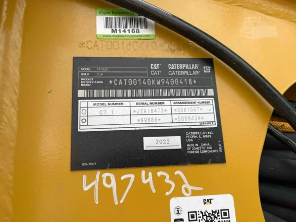 2022 Caterpillar 140GC Motor Grader