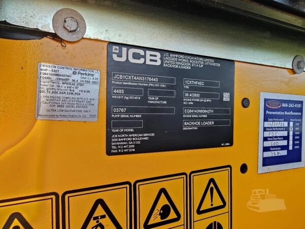 2022 JCB 1CXT Tracked Backhoe Loader