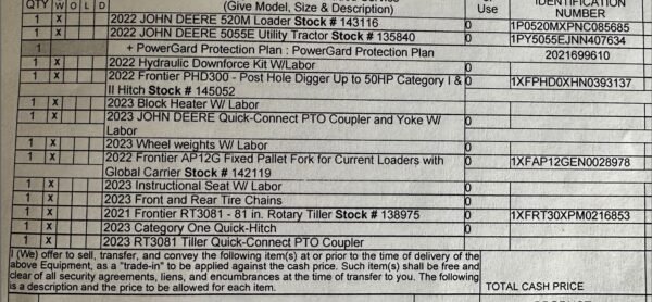 2022 John Deere 5055E Utility Tractor