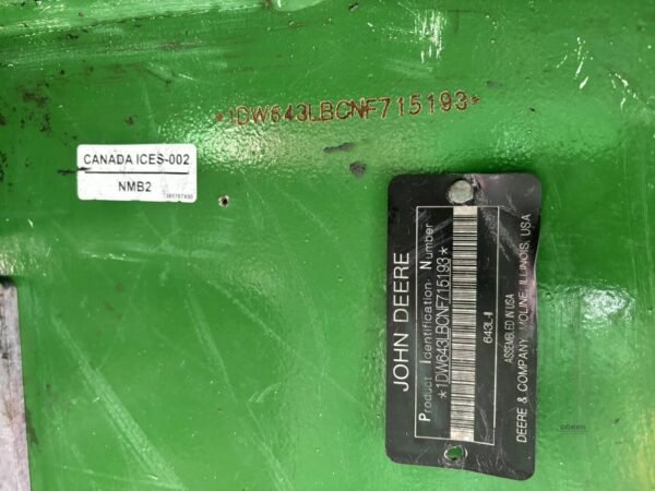 2022 John Deere 643L II Wheel Feller Buncher