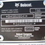 2023 Bobcat T66 Compact Track Loader