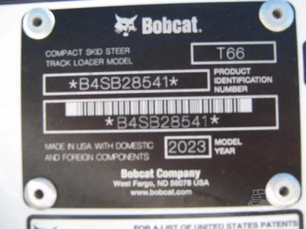 2023 Bobcat T66 Compact Track Loader