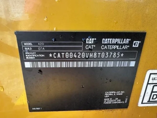 2023 Caterpillar 420 4x4 Backhoe Loader
