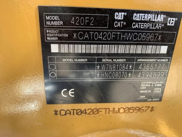 2023 Caterpillar 420F2 Loader Backhoe