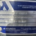 2023 Hyundai HX85A Compact Excavator
