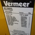 2023 Vermeer BC1000XL Towable Wood Chipper