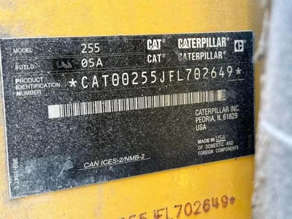 2024 Caterpillar 255 Compact Track Loader
